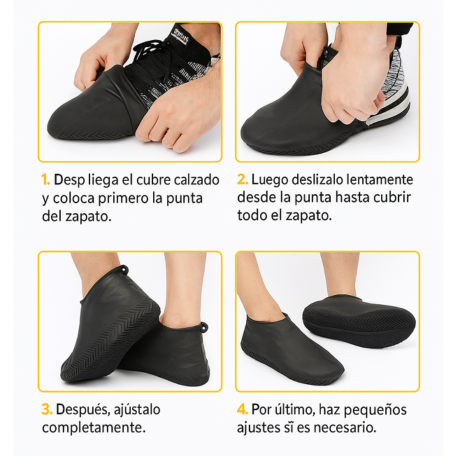 CubreLluvias™ cubre calzado de latex