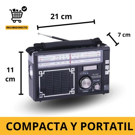 Radio Solar Vintage™ 🌞📻