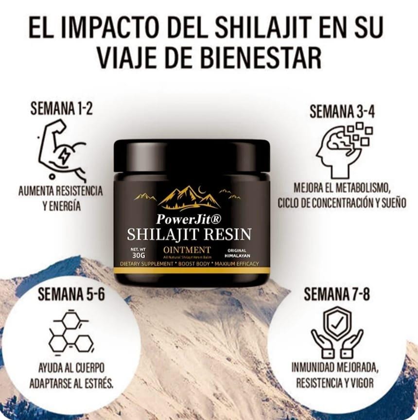 Shilajit Puro – Energía y Fortaleza Natural en su Máxima Potencia