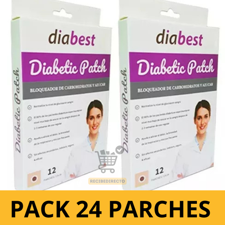 Diabetic Patch™ 24 parches Naturales de control Glicémico