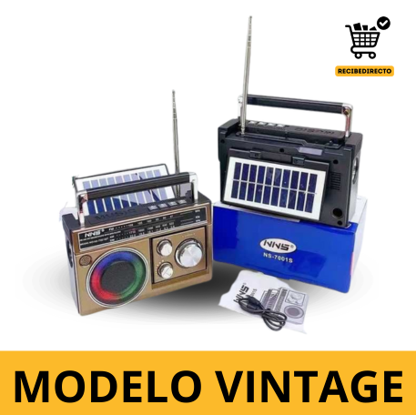 Radio Solar Vintage™ 🌞📻